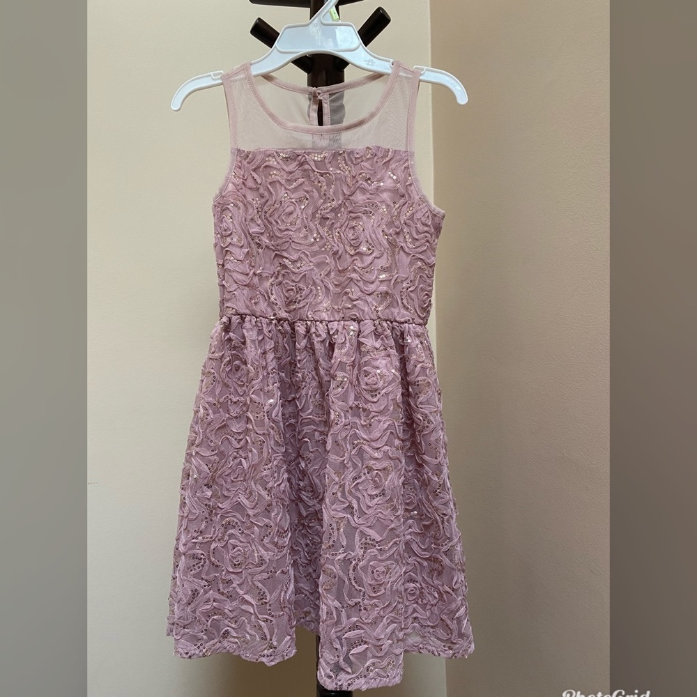 Justice Pink Sequin dress!